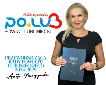 Przewodnicząca Rady Powiatu w Lublińcu zaprasza do wizyty na cotygodniowych dyżurach