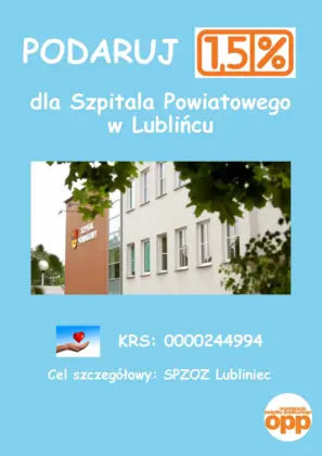 Podaruj 1,5% dla Szpitala Powiatowego w Lublińcu