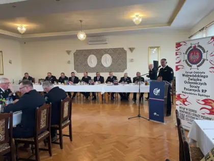 Posiedzenie Zarządu Oddziału Wojewódzkiego ZOSP RP Województwa Śląskiego w Kamienicy Śląskiej 2