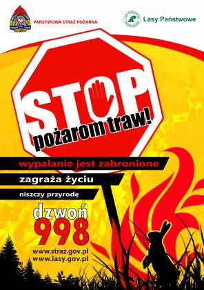 STOP pożarom traw!