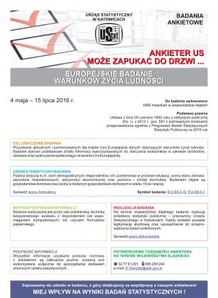 ANKIETER US MOŻE ZAPUKAĆ DO DRZWI...