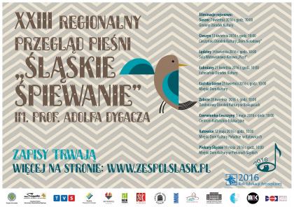 XXIII REGIONALNY PRZEGLĄD PIEŚNI „ŚLĄSKIE ŚPIEWANIE”