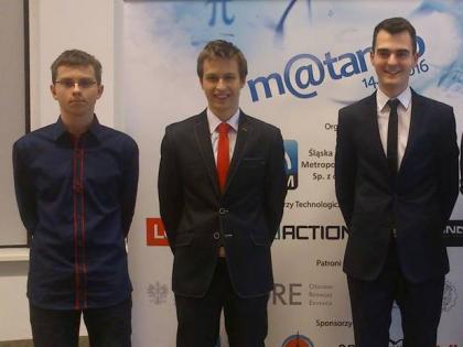 Zwycięstwo uczniów ZSOT w ogólnopolskim konkursie Mat@ndo 2016