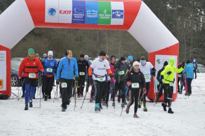 Zawody w 13-stopniowym mrozie!