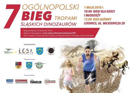 VII OGÓLNOPOLSKI BIEG TROPAMI ŚLĄSKICH DINOZAURÓW - 1 MAJA 2018