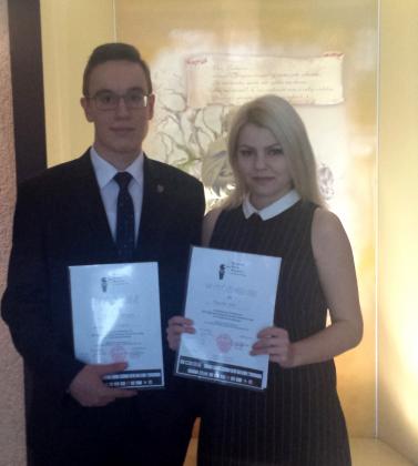 Klaudia Mika i Daniel Wydmuch nagrodzeni w Ogólnopolskim Konkursie Krasomówczym!