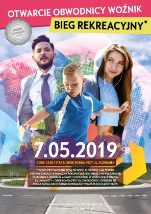 7 maja 2019 r. zostanie dopuszczona do ruchu czterokilometrowa obwodnica Woźnik