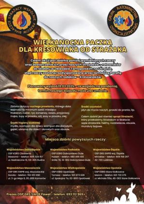 Akcja charytatywna „Wielkanocna paczka dla Kresowiaka od strażaka” ruszyła!