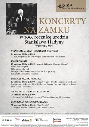 „Koncerty na Zamku' w 100. rocznicę urodzin Stanisława Hadyny