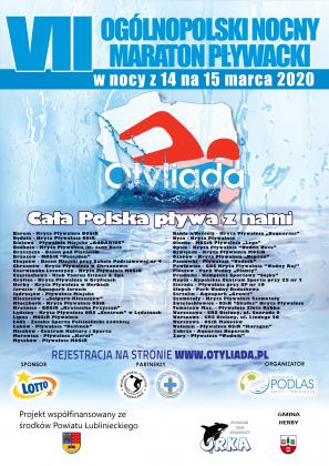 VII Ogólnopolski Maraton Pływacki OTYLIADA na krytej pływalni w Herbach