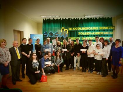 III Ogólnopolski Konkurs Polsko-Angielskiej Wiedzy Gastronomicznej rozstrzygnięty