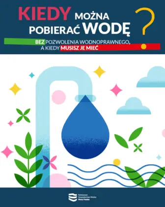 Komunikat Państwowego Gospodarstwa Wodnego Wody Polskie dot. zasad poboru wód