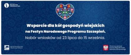 Wsparcie dla kół gospodyń wiejskich za promowanie szczepień przeciw COVID-19 - trwa nabór wniosków