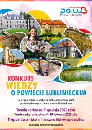 Konkurs Wiedzy o Powiecie Lublinieckim