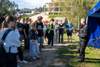 Rajd rowerowy w ramach akcji Bezpieczny Powrót do Szkoły 20