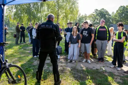Rajd rowerowy w ramach akcji Bezpieczny Powrót do Szkoły 18