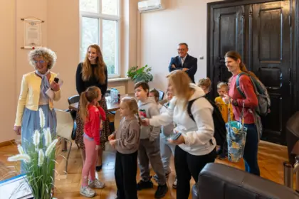 Przedszkolaki z wizytą w Starostwie 5