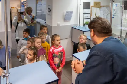 Przedszkolaki z wizytą w Starostwie 14