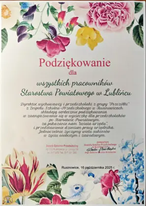 Przedszkolaki z wizytą w Starostwie 21