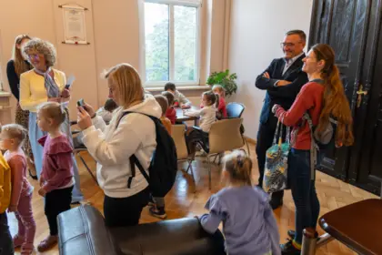 Przedszkolaki z wizytą w Starostwie 6