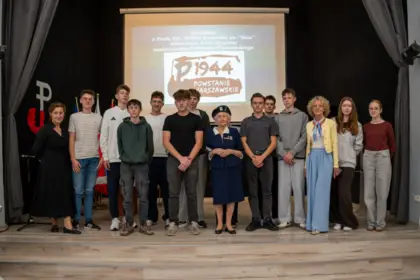 Żywa lekcja historii z Heleną Kamerską, sanitariuszką Powstania Warszawskiego 14
