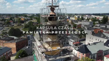 Kapsuły czasu - niezwykłe odkrycie podczas remontu wieży kościoła pw. św. Mikołaja w Lublińcu