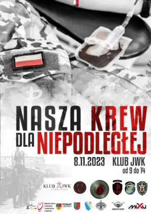 Akcja Krwiodawstwa 'NASZA KREW DLA NIEPODLEGŁEJ'