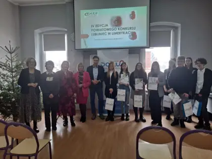Nagrodzono najlepszych w Powiatowym Konkursie Literackim 'Lubliniec w limerykach”